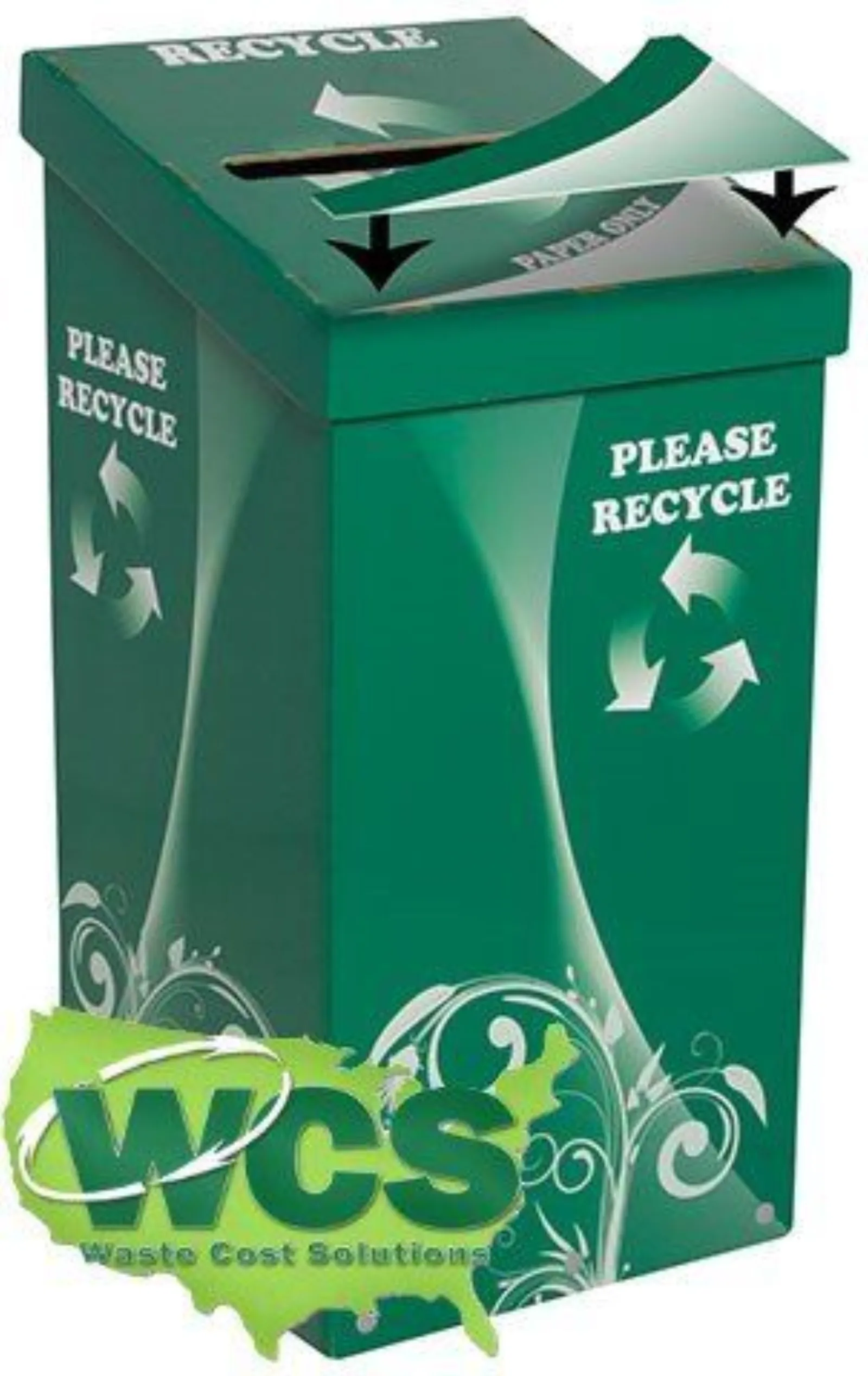 Corrugated Trash Cans For Camp Sites