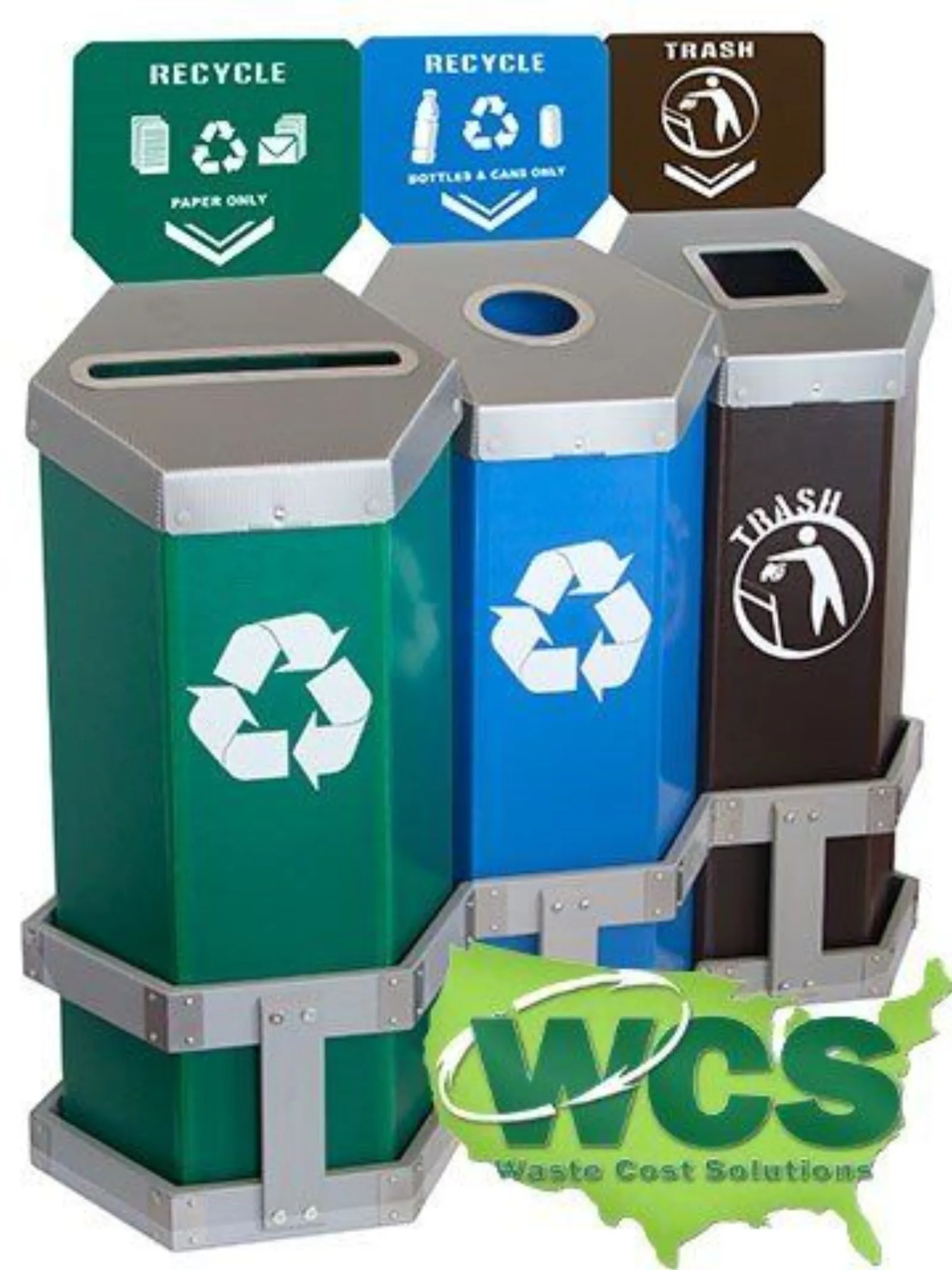 Temporary Recycling Boxes For Sporting Events