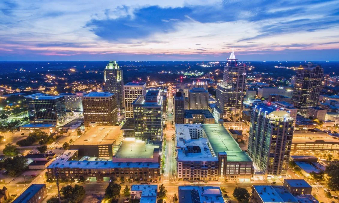 Raleigh skyline
