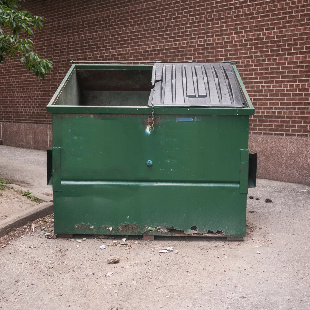 Dumpster sanitation cleaning